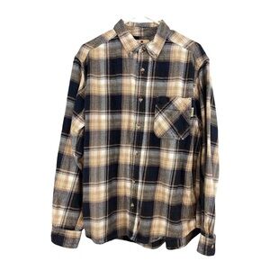 Plaid Casual Button Down Shirt